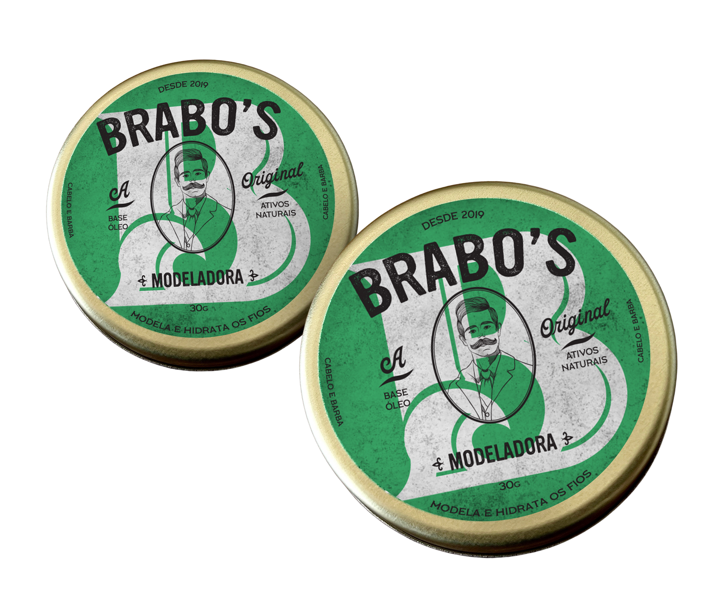 COMBO (2 unidades) Brabo's pomada premium