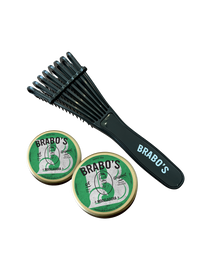 COMBO 2 Brabo's Pomada Premium + Brabo's Escova [FRETE GRÁTIS]