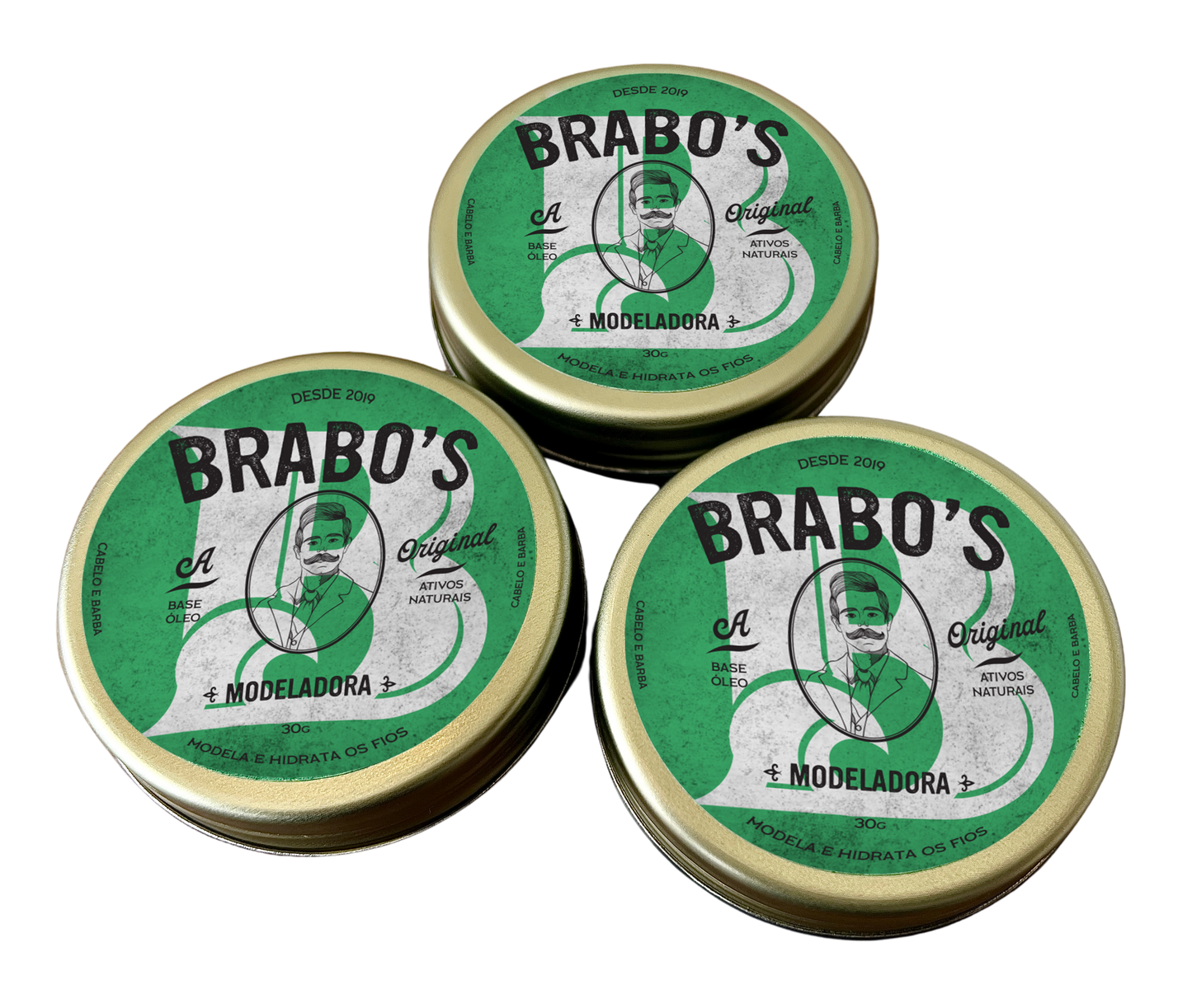 SUPER COMBO (3 unidades) Brabo's Pomada [FRETE GRÁTIS]