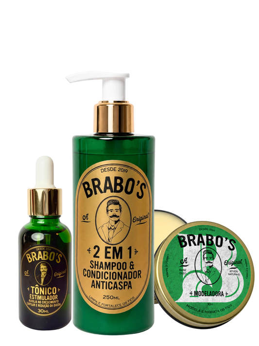 Combo Pomada + Tônico + Shampoo