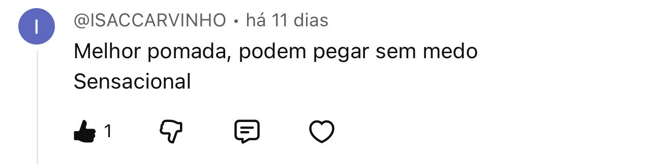 Comentário @isaccarvinho